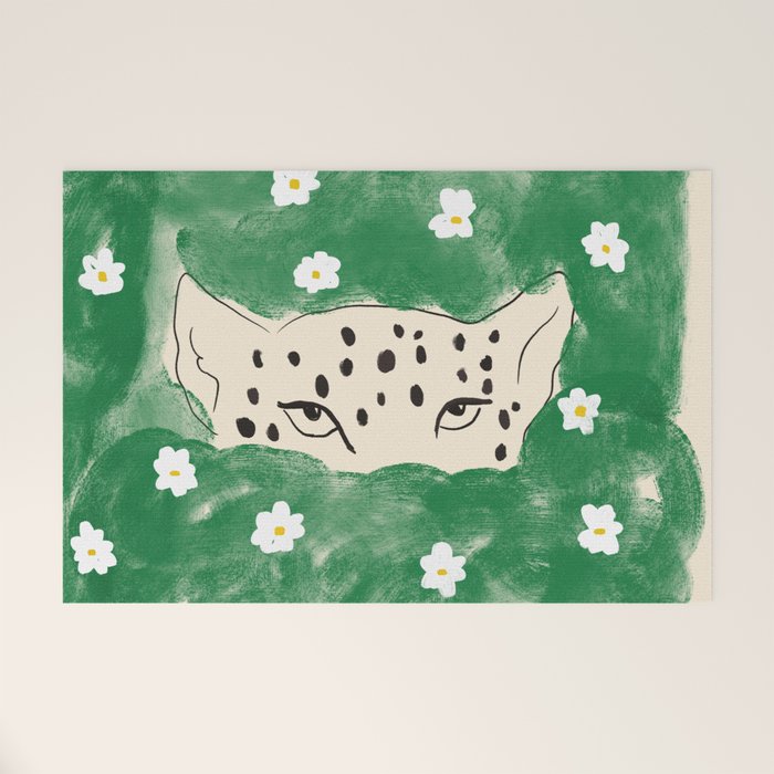 Snow Leopard Welcome Mat Gallery Image 1