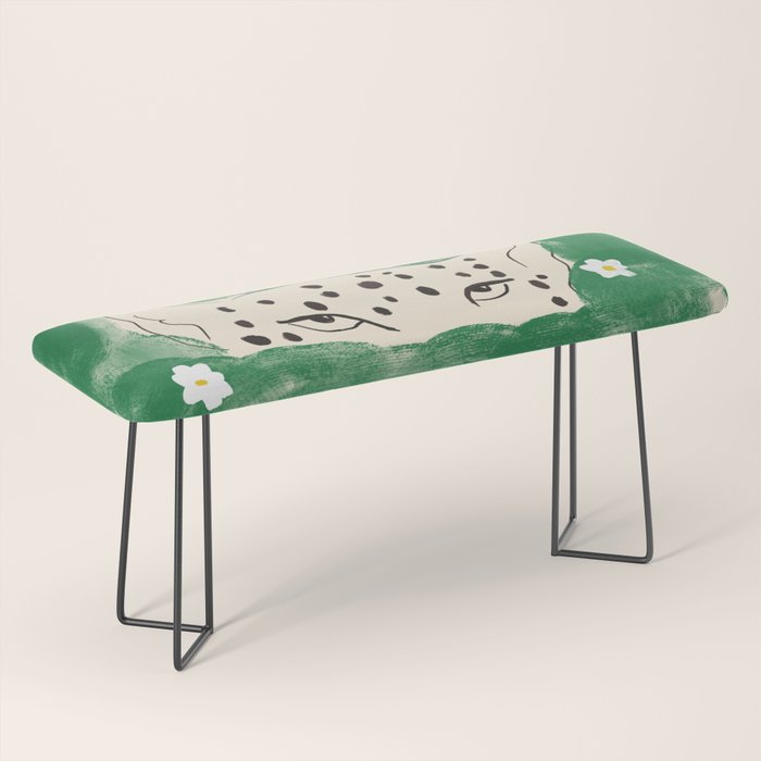 Snow Leopard Bench Gallery Image 1