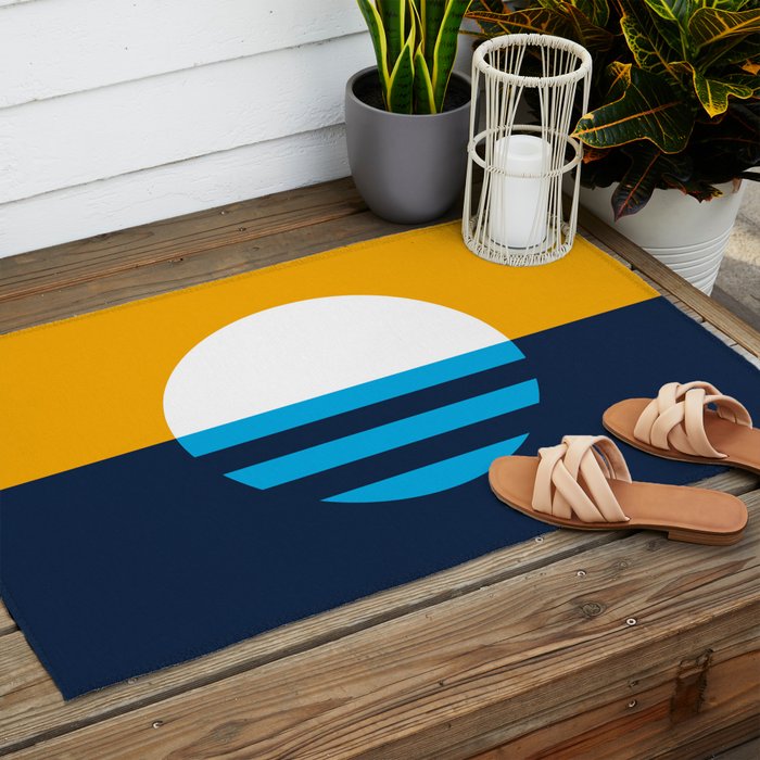 The People's Flag of Milwaukee Outdoor Rug Gallery Image 2