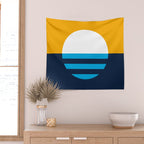 The People's Flag of Milwaukee Wall Tapestry Gallery Image 2