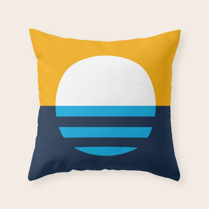 The People's Flag of Milwaukee Throw Pillow Gallery Image 1
