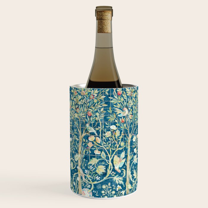 William Morris Melsetter Trellis Dark Blue  Wine Chiller Gallery Image 2