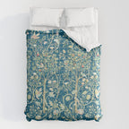 William Morris Melsetter Trellis Dark Blue  Comforter Gallery Image 6