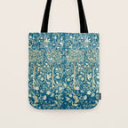 William Morris Melsetter Trellis Dark Blue  Tote Bag Gallery Image 1