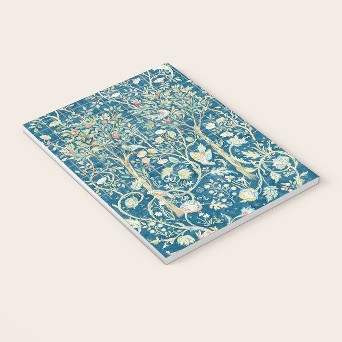 William Morris Melsetter Trellis Dark Blue  Notebook Gallery Image 3