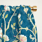 William Morris Melsetter Trellis Dark Blue  Window Curtain Gallery Image 2