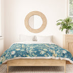 William Morris Melsetter Trellis Dark Blue  Duvet Cover Gallery Image 3
