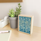 William Morris Melsetter Trellis Dark Blue  Mini Art Print Gallery Image 2