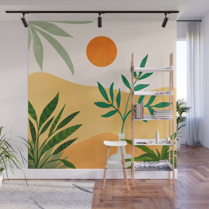 California Sunset Views Wall Mural Gallery Image 1