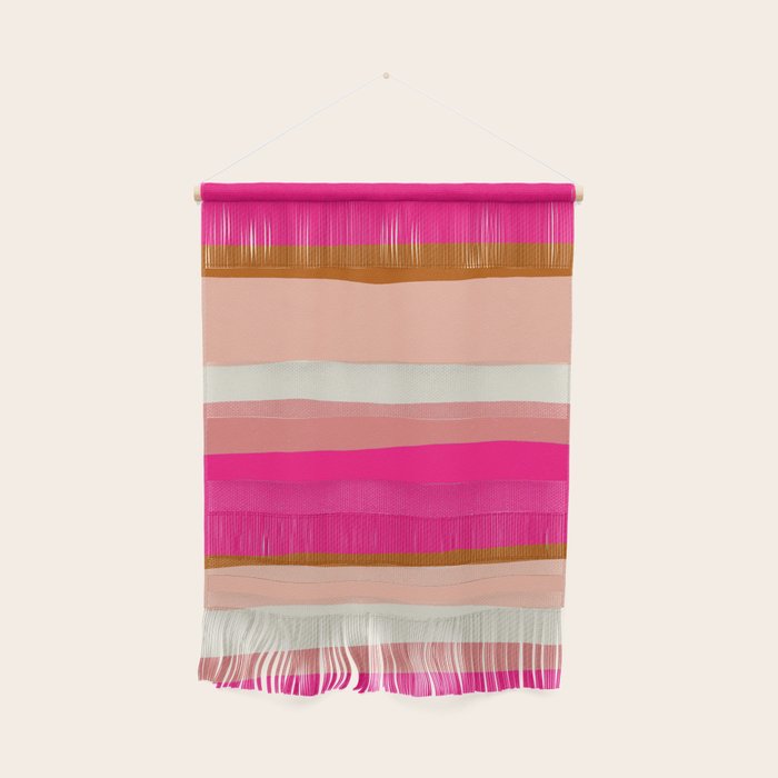 Flamingo Stripes Wall Hanging Gallery Image 1
