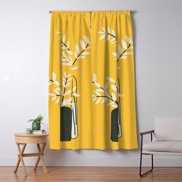 Abstract Vases Window Curtain Gallery Image 5
