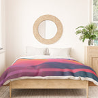 Vaporwave sky 1 / Rise / 80s / 90s / aesthetic Duvet Cover Gallery Image 3