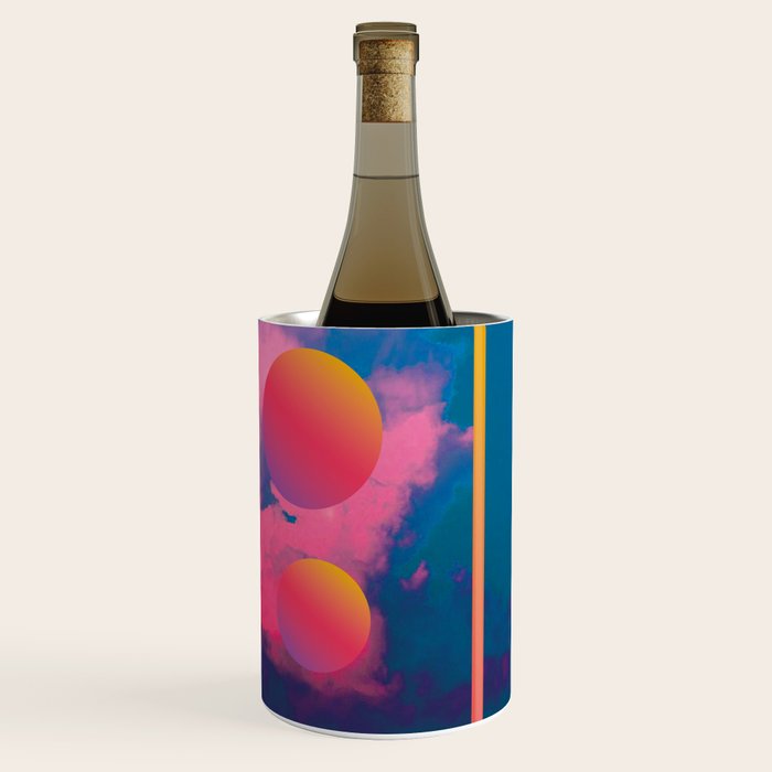 Vaporwave sky 1 / Rise / 80s / 90s / aesthetic Wine Chiller Gallery Image 3
