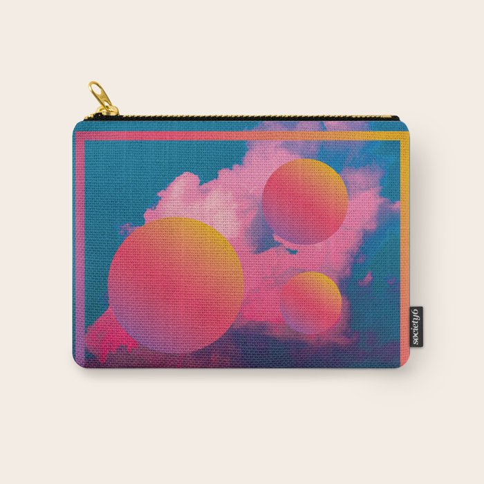 Vaporwave sky 1 / Rise / 80s / 90s / aesthetic Carry All Pouch Gallery Image 1