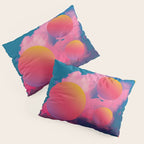 Vaporwave sky 1 / Rise / 80s / 90s / aesthetic Pillow Sham Gallery Image 3