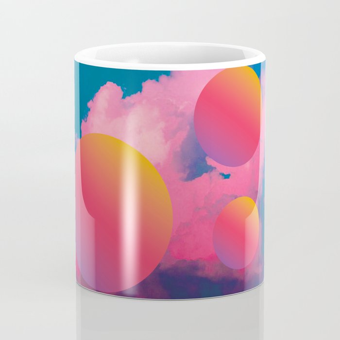 Vaporwave sky 1 / Rise / 80s / 90s / aesthetic Coffee Mug Gallery Image 4