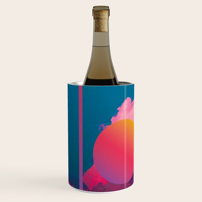 Vaporwave sky 1 / Rise / 80s / 90s / aesthetic Wine Chiller Gallery Image 2
