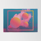 Vaporwave sky 1 / Rise / 80s / 90s / aesthetic Rug Gallery Image 2