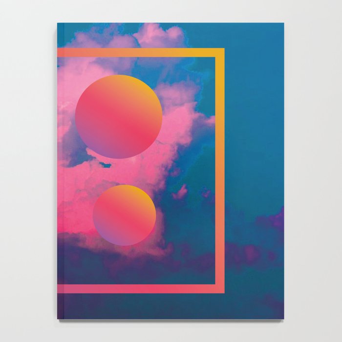 Vaporwave sky 1 / Rise / 80s / 90s / aesthetic Notebook Gallery Image 4