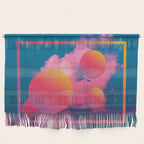 Vaporwave sky 1 / Rise / 80s / 90s / aesthetic Wall Hanging Gallery Image 1