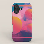 Vaporwave sky 1 / Rise / 80s / 90s / aesthetic iPhone Case Gallery Image 1