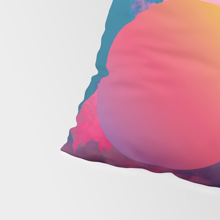 Vaporwave sky 1 / Rise / 80s / 90s / aesthetic Pillow Sham Gallery Image 4