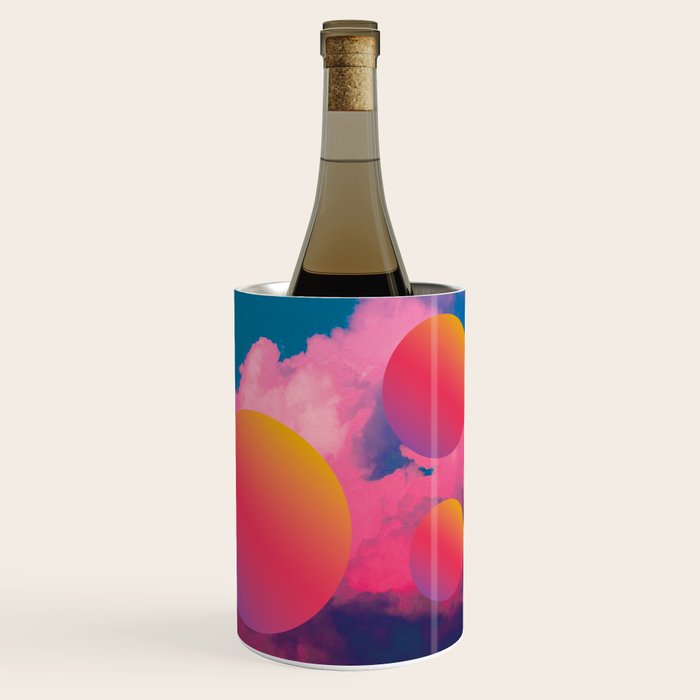 Vaporwave sky 1 / Rise / 80s / 90s / aesthetic Wine Chiller Gallery Image 1
