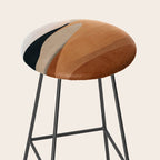 Abstract Art Landscape 41 Terracotta Stool Gallery Image 2