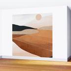 Abstract Art Landscape 41 Terracotta Wall Mural Gallery Image 2