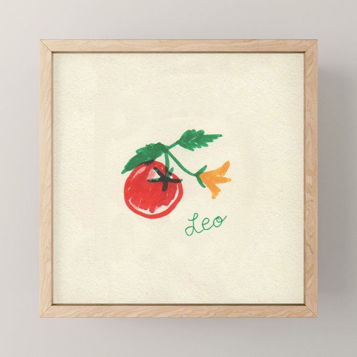 leo tomato Mini Art Print Gallery Image 1