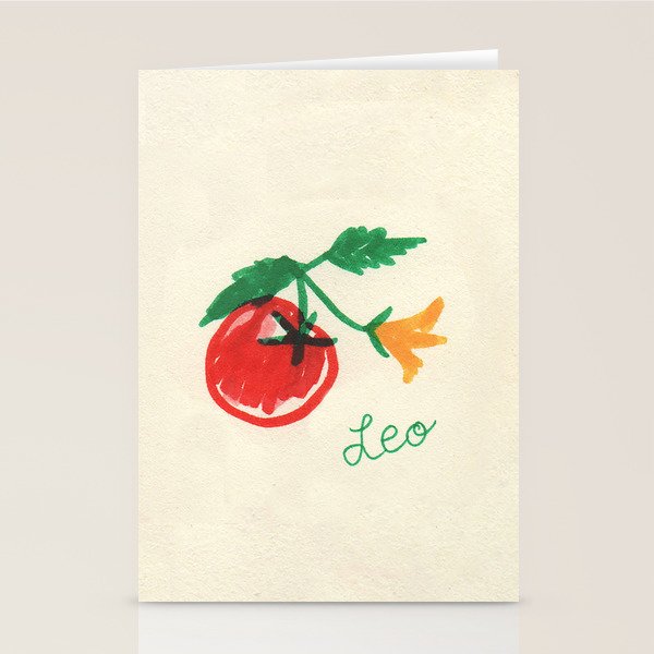 leo tomato Stationery Card Gallery Image 1