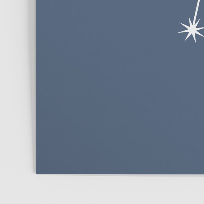 Cancer Zodiac Star Constellation Line Art Neutral Blue Poster Gallery Image 3