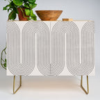 Mid-Century Modern No.28 - Woodblock Print Credenza Gallery Image 1