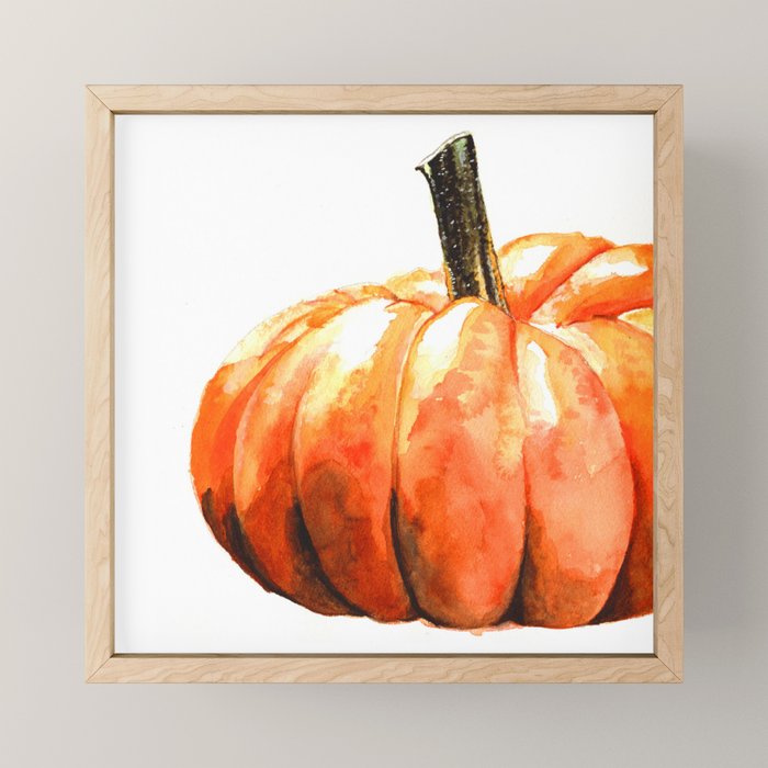 Fall Harvest Pumpkin Mini Art Print Gallery Image 1