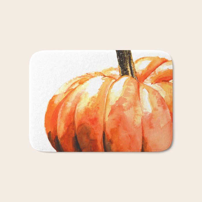 Fall Harvest Pumpkin Bath Mat Gallery Image 1