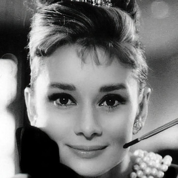 Audrey Hepburn, Tiara, Jewelry, Black and White Wall Art Coffee Mug Gallery Image 2
