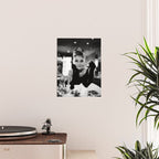Audrey Hepburn, Tiara, Jewelry, Black and White Wall Art Poster Gallery Image 2