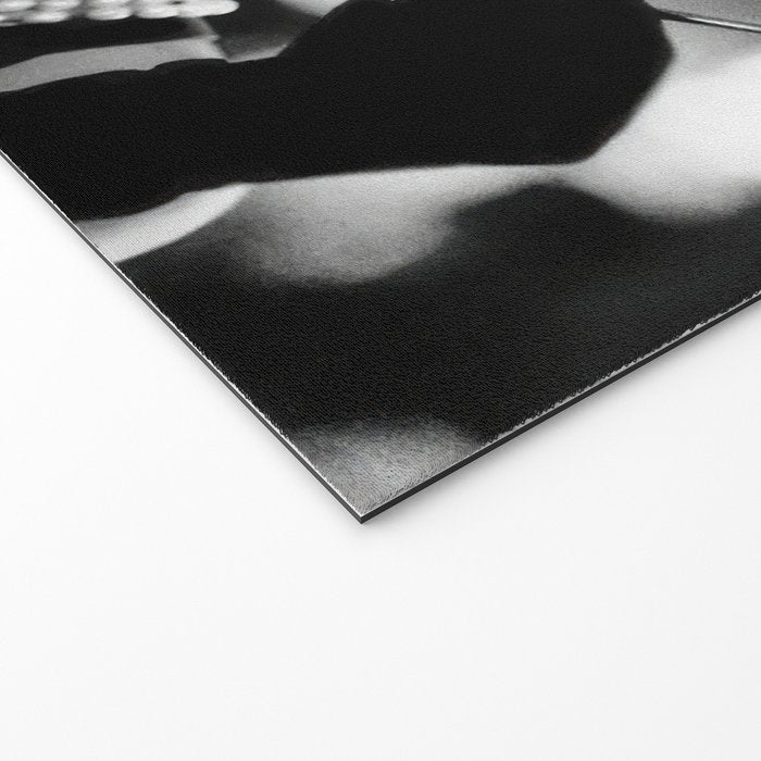 Audrey Hepburn, Tiara, Jewelry, Black and White Wall Art Welcome Mat Gallery Image 2