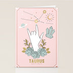 Taurus Zodiac Series Stationery Card Gallery Image 2
