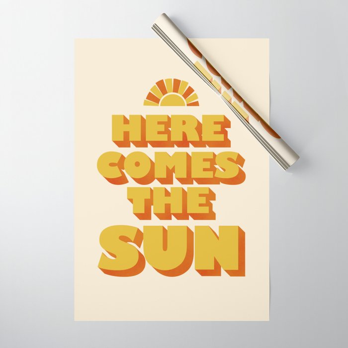 Here comes the sun Wrapping Paper Gallery Image 1