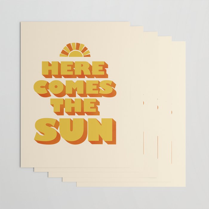 Here comes the sun Wrapping Paper Gallery Image 3