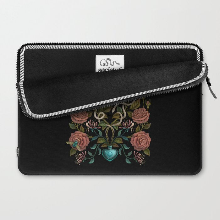 Rose and Honeysuckle Laptop Sleeve Gallery Image 2