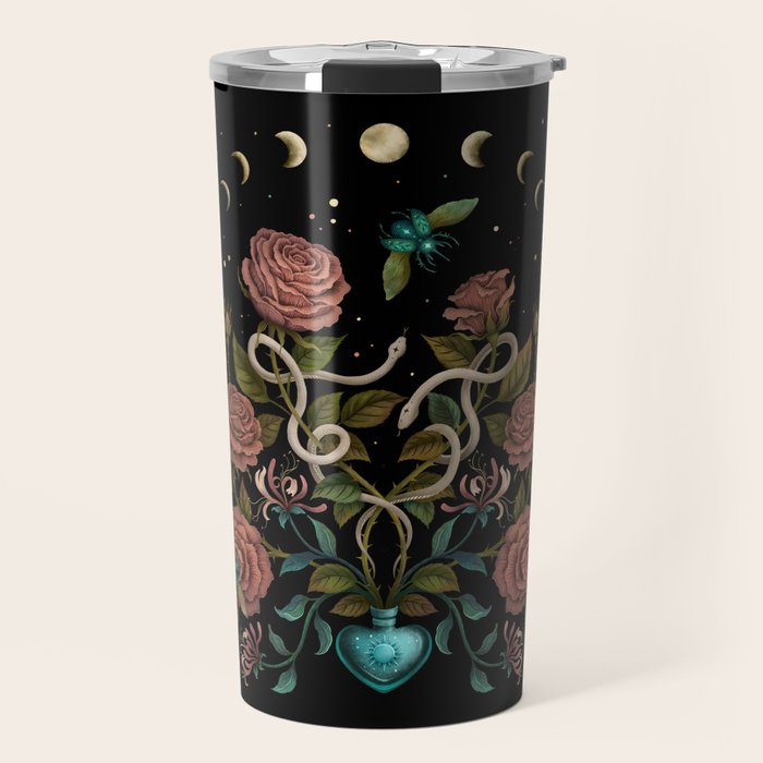 Rose and Honeysuckle Travel Mug Gallery Image 1