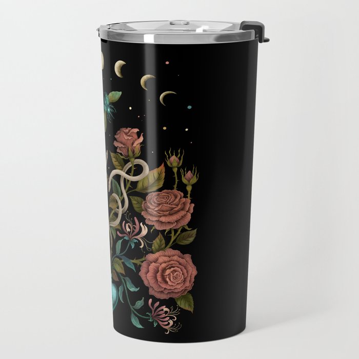 Rose and Honeysuckle Travel Mug Gallery Image 2
