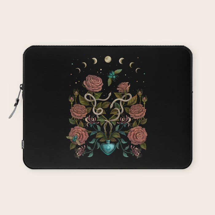 Rose and Honeysuckle Laptop Sleeve Gallery Image 1