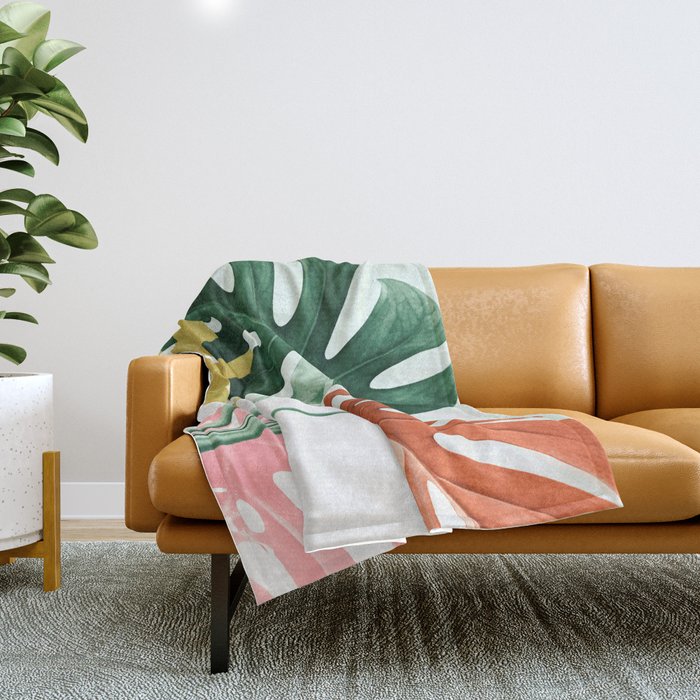 Urban jungle Throw Blanket Gallery Image 1