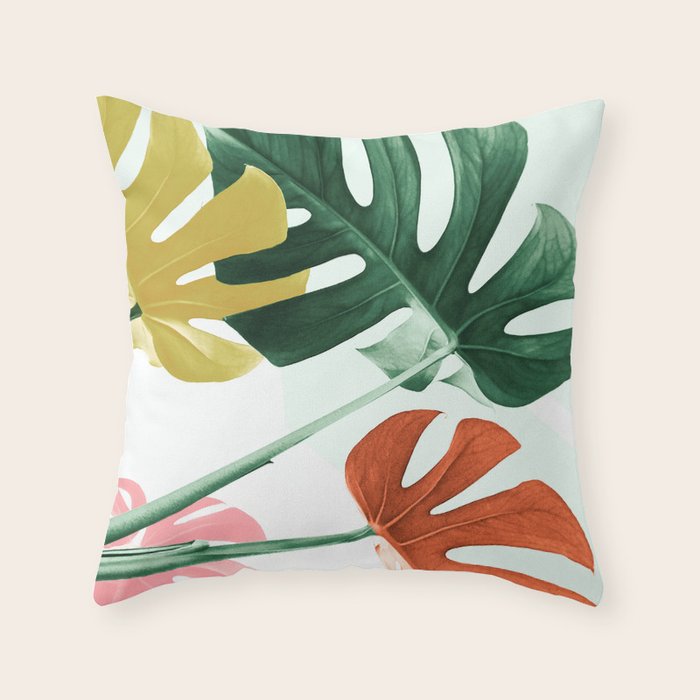 Urban jungle Throw Pillow Gallery Image 1