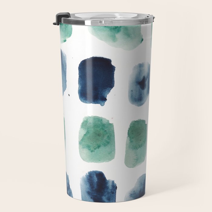 17  Minimalist Art 220419 Abstract Expressionism Watercolor Painting Valourine Design  Travel Mug Gallery Image 3
