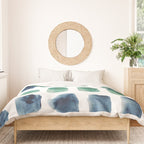 17  Minimalist Art 220419 Abstract Expressionism Watercolor Painting Valourine Design  Duvet Cover Gallery Image 3