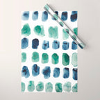 17  Minimalist Art 220419 Abstract Expressionism Watercolor Painting Valourine Design  Wrapping Paper Gallery Image 1
